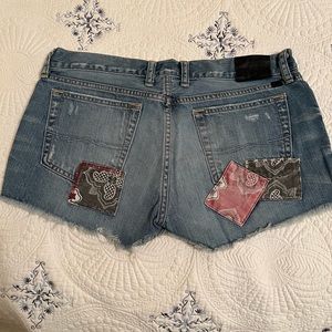 Denim jean shorts